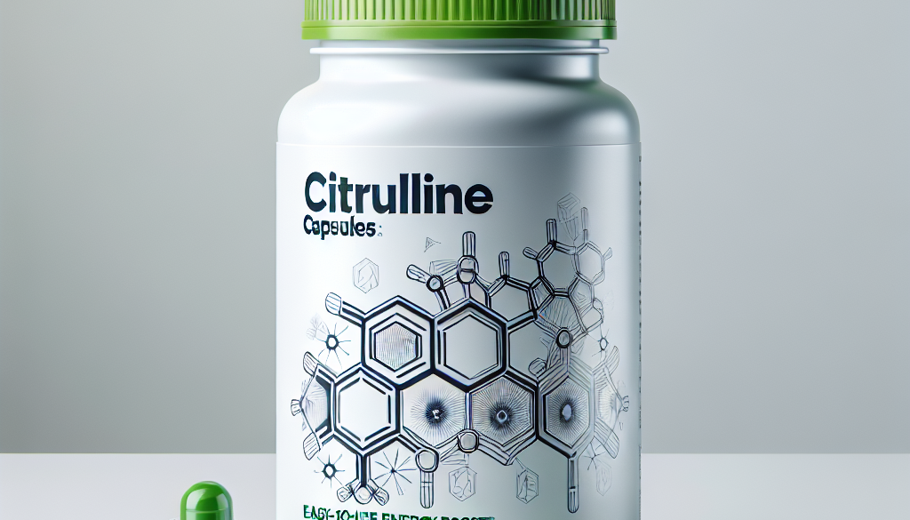 Citrulline Capsules: Easy-to-Use Energy Boost