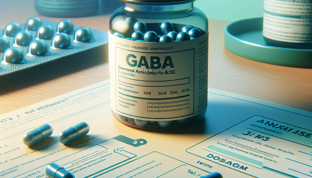 GABA Gamma Aminobutyric Acid Dosage for Anxiety