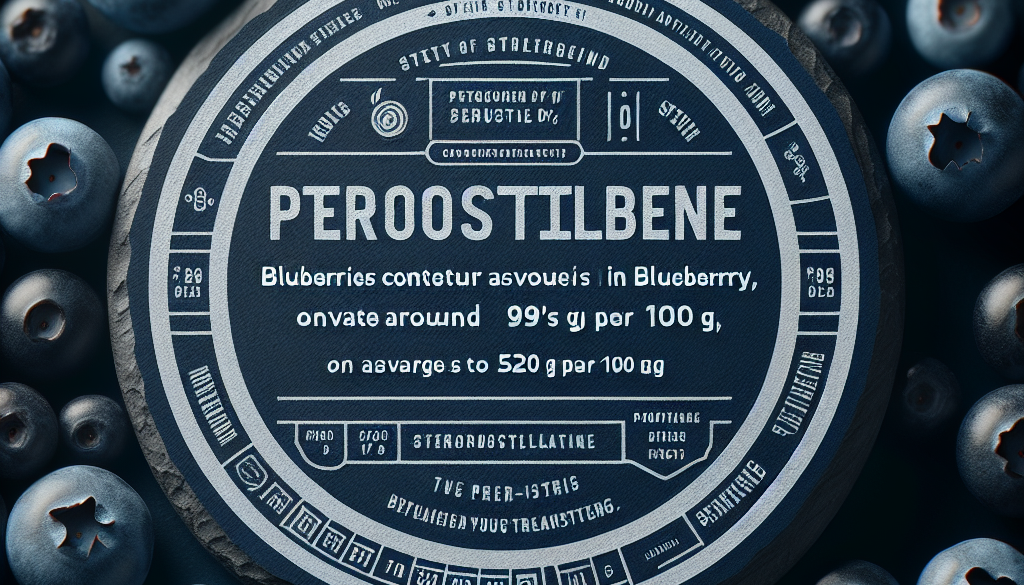 How Much Pterostilbene Is In Blueberries?